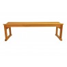 Anderson Teak Mason 3-Seater Backless Bench - Angled View
