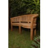 Anderson Teak Curve 3-Seater Bench Extra Thick Wood - Lifestyle Edge