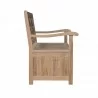 Anderson Teak Vilano Storage Bench Left Side view - Anderson Teak Vilano Storage Bench Left Side view