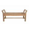 Anderson Teak Sakura Backless Bench - Front View