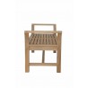 Anderson Teak Sakura Backless Bench - Side View