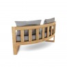 Anderson Teak Circular Modular Deep Seating - Light Grey Back View