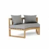 Anderson Teak Circular Modular Deep Seating - Light Grey - Anderson Teak Circular Modular Deep Seating - Light Grey