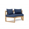 Anderson Teak Circular Modular Deep Seating - Navy