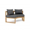 Anderson Teak Circular Modular Deep Seating - Charcoal