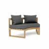 Anderson Teak Circular Modular Deep Seating - Charcoal - Anderson Teak Circular Modular Deep Seating - Charcoal