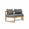 Anderson Teak Circular Modular Deep Seating - Grey - Anderson Teak Circular Modular Deep Seating - Grey