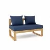 Anderson Teak Straight Modular Deep Seating - Navy  - Anderson Teak Straight Modular Deep Seating - Navy 