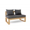 Anderson Teak Straight Modular Deep Seating - Charcoal