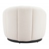 Bhutan Accent Chair in Cream- back view 1
