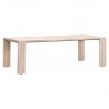 Essentials For Living Big Sur Outdoor Dining Table - Gray Teak - Front Side Angle