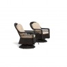 Tortuga Outdoor Biloxi 3Pc Bistro Set Espresso Wicker Side