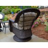 Tortuga Outdoor Biloxi 3Pc Bistro Set Espresso Wicker Chair