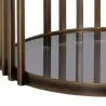 Sunpan Naxos End Table - Base Closeup Angle - Sunpan Naxos End Table - Base Closeup Angle