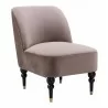 Bintulu Accent Chair in Taupe- Side View 3 - Bintulu Accent Chair in Taupe- Side View 3