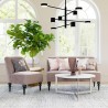Bintulu Accent Chair in Taupe- Lifestyle 2