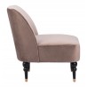 Bintulu Accent Chair in Taupe- Side View 4