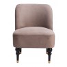 Bintulu Accent Chair in Taupe- Front View