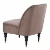 Bintulu Accent Chair in Taupe- Side View - Bintulu Accent Chair in Taupe- Side View