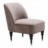 Bintulu Accent Chair in Taupe- Side View 2 - Bintulu Accent Chair in Taupe- Side View 2