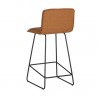 Sunpan Jovanah Counter Stool in Aosta Autumn - Set of Two - Back Side Angle