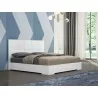 Whiteline Modern Living Anna Bed King With Headboard In High Gloss White - Lifestyle - Whiteline Modern Living Anna Bed King With Headboard In High Gloss White - Lifestyle