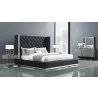 Whiteline Modern Living Abrazo Bed King In Black - Lifestyle 2 - Whiteline Modern Living Abrazo Bed King In Black - Lifestyle 2