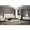 Whiteline Modern Living Abrazo Bed King In White - Lifestyle
