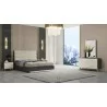 Whiteline Modern Living Pino Bed King In High Gloss Dark Grey Angley - Lifestyle  - Whiteline Modern Living Pino Bed King In High Gloss Dark Grey Angley - Lifestyle 