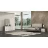 Whiteline Modern Living Berlin Bed King In High Gloss Chestnut Grey - Lifestyle 3 - Whiteline Modern Living Berlin Bed King In High Gloss Chestnut Grey - Lifestyle 3