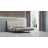 Whiteline Modern Living Berlin Bed King In High Gloss Chestnut Grey - Lifestyle 2 - Whiteline Modern Living Berlin Bed King In High Gloss Chestnut Grey - Lifestyle 2