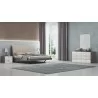 Whiteline Modern Living Berlin Bed King In High Gloss Chestnut Grey - Liefstyle - Whiteline Modern Living Berlin Bed King In High Gloss Chestnut Grey - Liefstyle