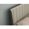 Whiteline Modern Living Berlin Bed King In High Gloss Chestnut Grey - Headboard