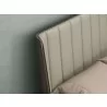 Whiteline Modern Living Berlin Bed King In High Gloss Chestnut Grey - Headboard - Whiteline Modern Living Berlin Bed King In High Gloss Chestnut Grey - Headboard