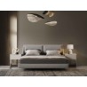 Raphael Queen Bed in Light Gray- Lifestyle 3