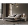 iving Raphael King Bed in Light Gray- Lifestyle 1