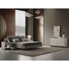 iving Raphael King Bed in Light Gray- Lifestyle 3