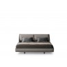 Raphael Queen Bed in Light Gray- front view 2
