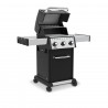 Broil King Baron 320 Pro Grill - NG/LP - Open and Angled