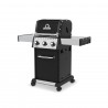 Broil King Baron 320 Pro Grill - NG/LP - Foldeing Shelf Angled