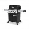 Broil King Baron 490 Pro Grill - NG/LP - Angled Shelf View