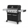 Broil King Baron 520 Pro Grill - NG/LP - Angled Shelf View