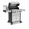 Broil King Baron S 440 Pro IR Grill - NG/LP - Open and Angled