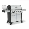 Broil King Baron S 590 PRO IR Grill - Angled and Open Tray - Broil King Baron S 590 PRO IR Grill - Angled and Open Tray