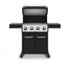 Broil King Crown 420 Gas Grill - NG/LP - Front and Open 