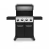 Broil King Crown 420 Gas Grill - NG/LP - Front and Open  - Broil King Crown 420 Gas Grill - NG/LP - Front and Open 