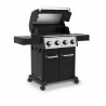 Broil King Crown 420 Gas Grill - NG/LP - Angled and Open - Broil King Crown 420 Gas Grill - NG/LP - Angled and Open