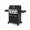 Broil King Crown 420 Gas Grill - NG/LP - Angled Shelf View