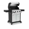 Broil King Crown 440 Gas Grill - NG/LP - Angled and Open - Broil King Crown 440 Gas Grill - NG/LP - Angled and Open