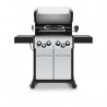 Broil King Crown 490 Gas Grill - NG/LP - Open and Closed